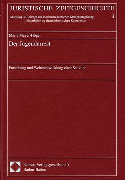 Der Jugendarrest von Meyer-Höger,  Maria