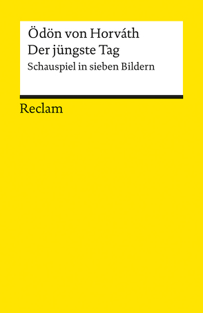 Der jüngste Tag von Horváth,  Ödön von, Streitler,  Nicole