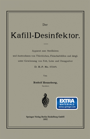 Der Kafill-Desinfektor von Henneberg,  Rudolf