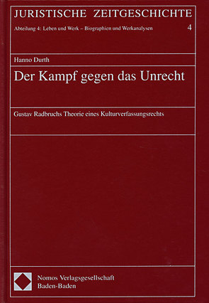 Der Kampf gegen das Unrecht von Durth,  Hanno