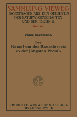 Der Kampf um das Kausalgesetz in der jüngsten Physik von Bergman,  Shemuʼel Hugo