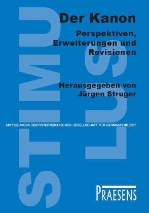 Der Kanon – Perspektiven, Erweiterungen und Revisionen von Struger,  Jürgen