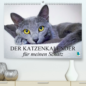 Der Katzenkalender für meinen Schatz (Premium, hochwertiger DIN A2 Wandkalender 2021, Kunstdruck in Hochglanz) von CALVENDO