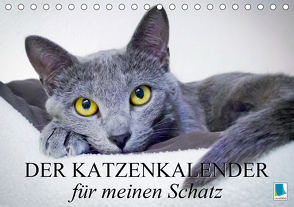 Der Katzenkalender für meinen Schatz (Tischkalender 2021 DIN A5 quer) von CALVENDO