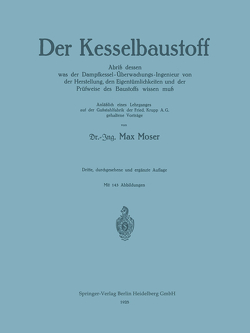 Der Kesselbaustoff von Moser,  Max