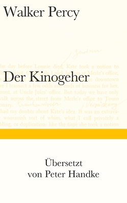 Der Kinogeher von Handke,  Peter, Percy,  Walker