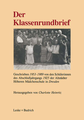 Der Klassenrundbrief von Heinritz,  Charlotte