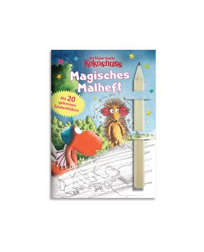 Der kleine Drache Kokosnuss – Magisches Malheft mit Bleistift von Siegner,  Ingo