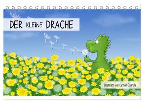 Der kleine Drache (Tischkalender 2024 DIN A5 quer), CALVENDO Monatskalender von Eisendle,  Carmen