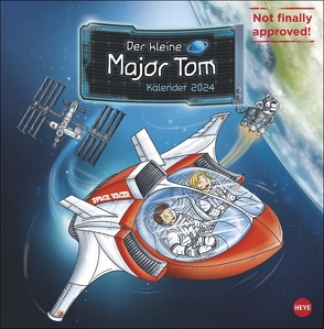 Der kleine Major Tom Broschurkalender 2024