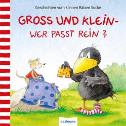 Der kleine Rabe Socke: Groß und Klein – wer passt rein? von Moost,  Nele, Rudolph,  Annet