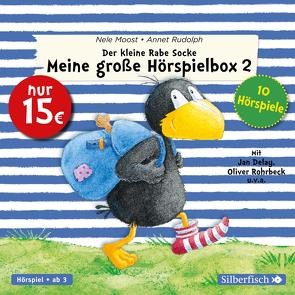 Der kleine Rabe Socke – Meine große Hörspielbox 2 (Der kleine Rabe Socke) von Delay,  Jan, Diverse, Faber,  Dieter, Moost,  Nele, Oberpichler,  Frank, Rohrbeck,  Oliver, Rudolph,  Annet