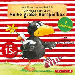 Der kleine Rabe Socke – Meine große Hörspielbox (Der kleine Rabe Socke) von Delay,  Jan, Diverse, Moost,  Nele, Rohrbeck,  Oliver, Rudolph,  Annet