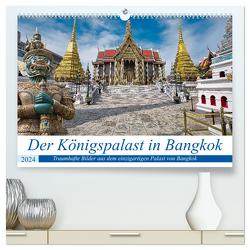 Der Königspalast in Bangkok (hochwertiger Premium Wandkalender 2024 DIN A2 quer), Kunstdruck in Hochglanz von Härtner,  Bernd