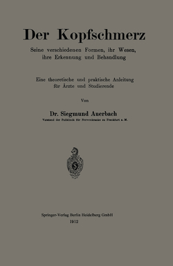 Der Kopfschmerz von Auerbach,  Siegmund