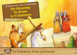 Der Kreuzweg für Kinder in 15 Stationen. Kamishibai Bildkartenset. von Jaud,  Barbara, Lefin,  Petra, Rieß-Gschlößl,  Anna