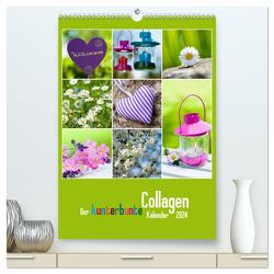 Der kunterbunte Collagen Kalender (hochwertiger Premium Wandkalender 2024 DIN A2 hoch), Kunstdruck in Hochglanz von Dzierzawa,  Judith