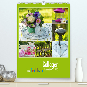 Der kunterbunte Collagen Kalender (Premium, hochwertiger DIN A2 Wandkalender 2022, Kunstdruck in Hochglanz) von Dzierzawa (DoraZett),  Judith