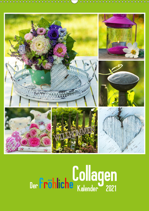 Der kunterbunte Collagen Kalender (Wandkalender 2021 DIN A2 hoch) von Dzierzawa (DoraZett),  Judith