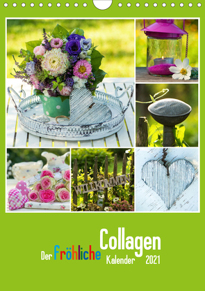Der kunterbunte Collagen Kalender (Wandkalender 2021 DIN A4 hoch) von Dzierzawa (DoraZett),  Judith