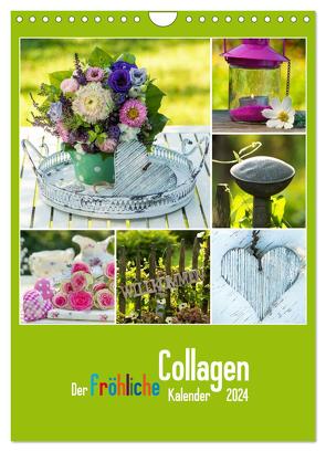 Der kunterbunte Collagen Kalender (Wandkalender 2024 DIN A4 hoch), CALVENDO Monatskalender von Dzierzawa (DoraZett),  Judith