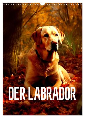 Der Labrador (Wandkalender 2024 DIN A3 hoch), CALVENDO Monatskalender von Alberts,  Tim