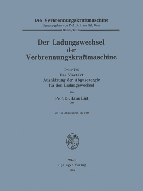 Der Ladungswechsel der Verbrennungskraftmaschine von List,  Hans