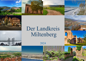 Der Landkreis Miltenberg (Wandkalender 2024 DIN A2 quer) von Meisenzahl,  Jessica