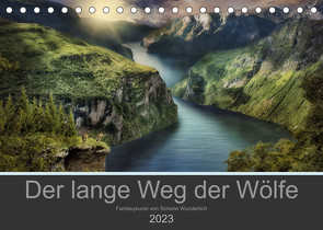 Der lange Weg der Wölfe (Tischkalender 2023 DIN A5 quer) von Wunderlich,  Simone