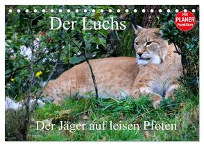 Der Luchs – Der Jäger auf leisen Pfoten (Tischkalender 2024 DIN A5 quer), CALVENDO Monatskalender von Klatt,  Arno