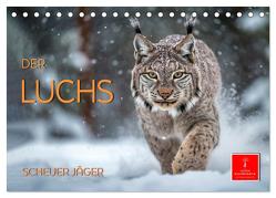 Der Luchs – scheuer Jäger (Tischkalender 2024 DIN A5 quer), CALVENDO Monatskalender von Roder,  Peter