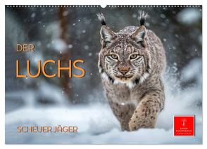 Der Luchs – scheuer Jäger (Wandkalender 2024 DIN A2 quer), CALVENDO Monatskalender von Roder,  Peter