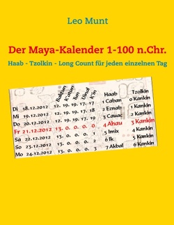 Der Maya-Kalender 1-100 n.Chr. von Munt,  Leo