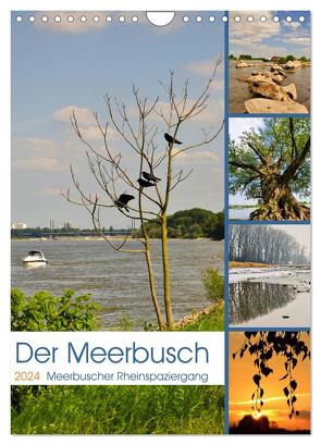 Der Meerbusch – Meerbuscher Rheinspaziergang (Wandkalender 2024 DIN A4 hoch), CALVENDO Monatskalender von Hackstein,  Bettina