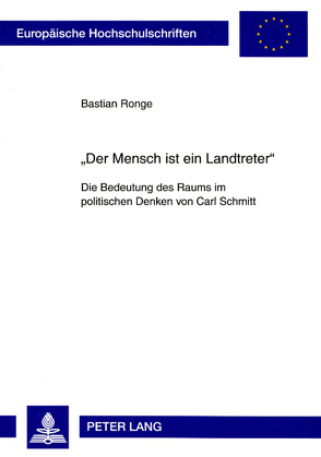 «Der Mensch ist ein Landtreter» von Ronge,  Bastian