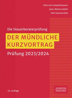 Der mündliche Kurzvortrag von Campenhausen,  Otto, Liebelt,  Jana-Maria, Sommerfeld,  Dirk