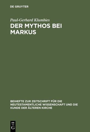 Der Mythos bei Markus von Klumbies,  Paul-Gerhard