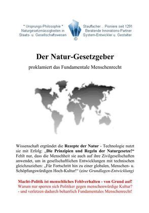 Der Natur-Gesetzgeber von Stauffacher,  Heinrich