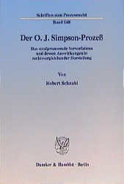 Der O. J. Simpson-Prozeß. von Schnabl,  Robert