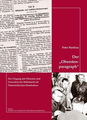 Der „Oberstenparagraph“ von Barthou,  Peter