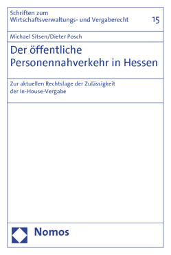 Der öffentliche Personennahverkehr in Hessen von Posch,  Dieter, Sitsen,  Michael