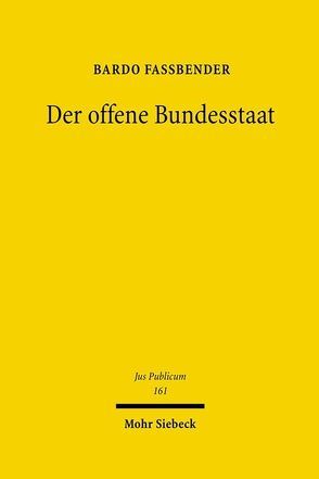 Der offene Bundesstaat von Fassbender,  Bardo