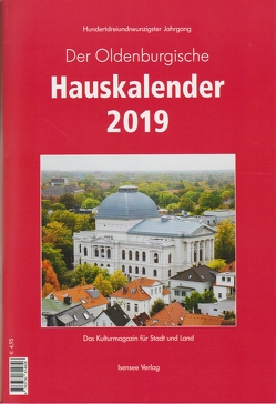 Der Oldenburgische Hauskalender 2019 von Welp,  Jörgen