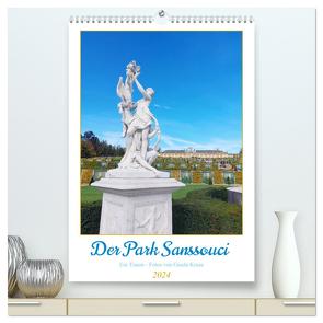 Der Park Sanssouci – ein Traum (hochwertiger Premium Wandkalender 2024 DIN A2 hoch), Kunstdruck in Hochglanz von Kruse,  Gisela