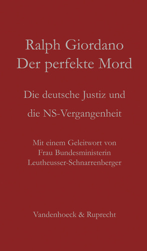 Der perfekte Mord von Giordano,  Ralph, Leutheusser-Schnarrenberger,  Sabine