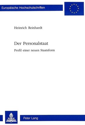 Der Personalstaat von Reinhardt,  Heinrich