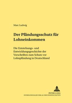 Der Pfändungsschutz für Lohneinkommen von Ludwig,  Marc