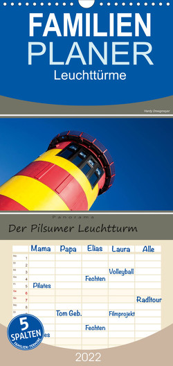 Familienplaner Der Pilsumer Leuchtturm (Wandkalender 2022 , 21 cm x 45 cm, hoch) von Dreegmeyer,  Hardy