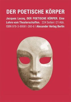 Der poetische Körper von Douvier,  Katja, Lecoq,  Jacques