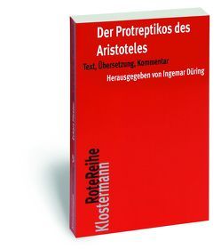 Der Protreptikos des Aristoteles von Aristoteles, Düring,  Ingemar